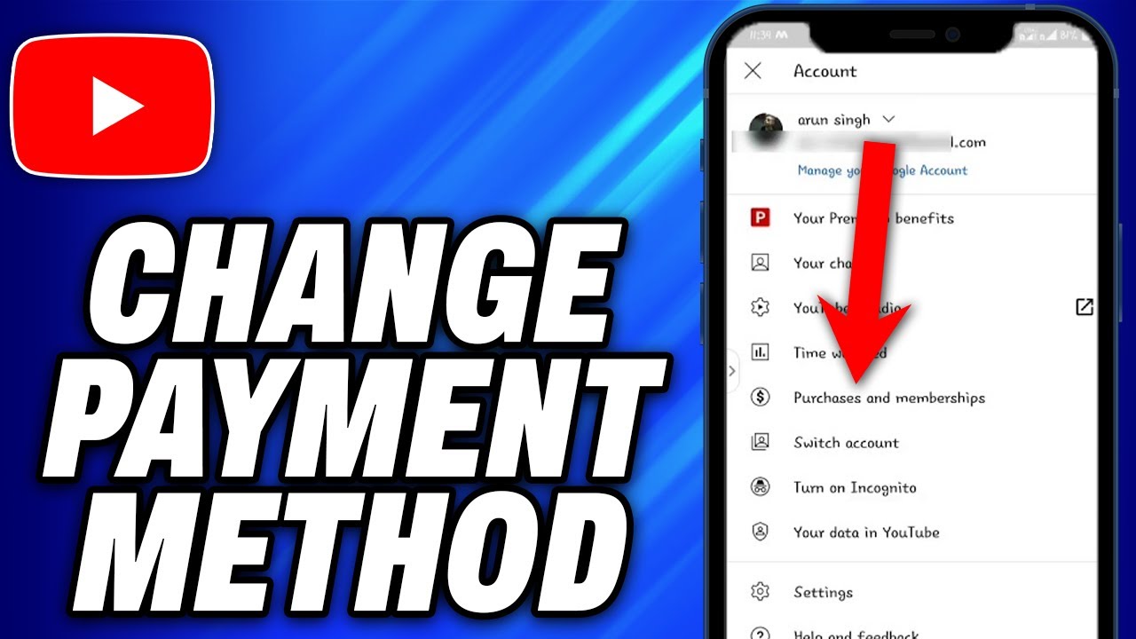 How To Change Payment Method on YouTube - Easy Fix - YouTube