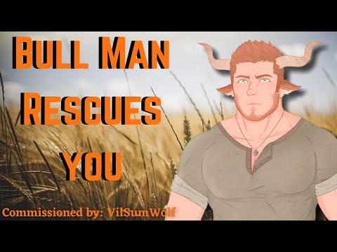 [M4A] Bull man rescues you - Bull man x listener - ASMR roleplay (teleported to another world)