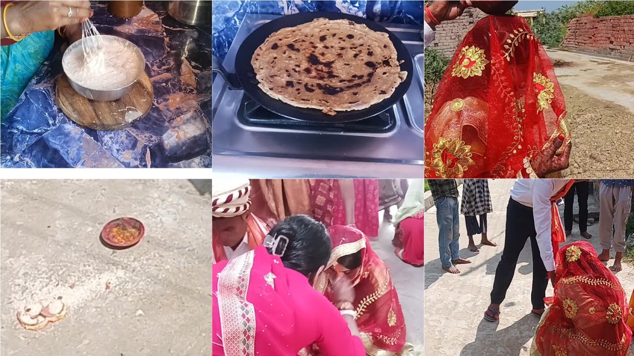 नाश्ते में 😋healthy चीला 🫓शादी के बाद चोthari में ढकन 🏺🥢फोड़े ##trending vlog 