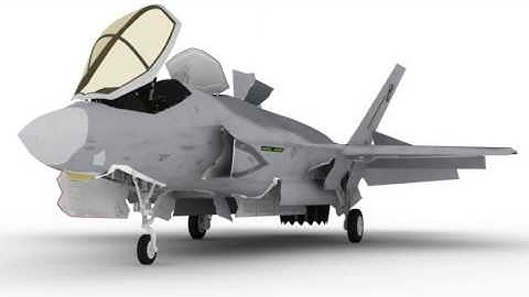 F-35B 3D model from CGTrader.com
