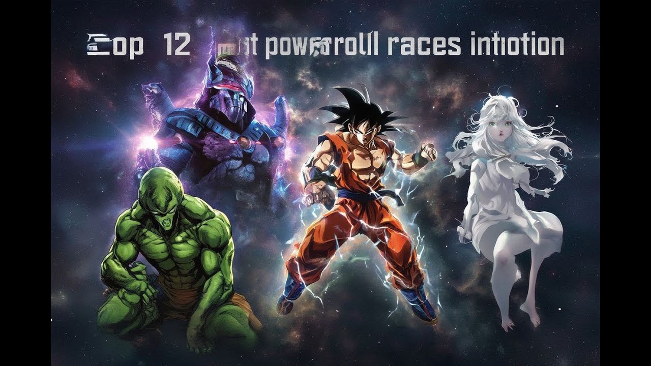 TOP 12 RAZAS MÁS PODEROSAS DE LA FICCIÓN? - REMAKE