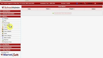 SchoolAdmin - Master Settings for School