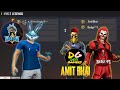 RAISTAR VS BADGE 99 AMITBHAI | RAISTAR VS V BADGE YOUTUBERS - GARENA FREE FIRE