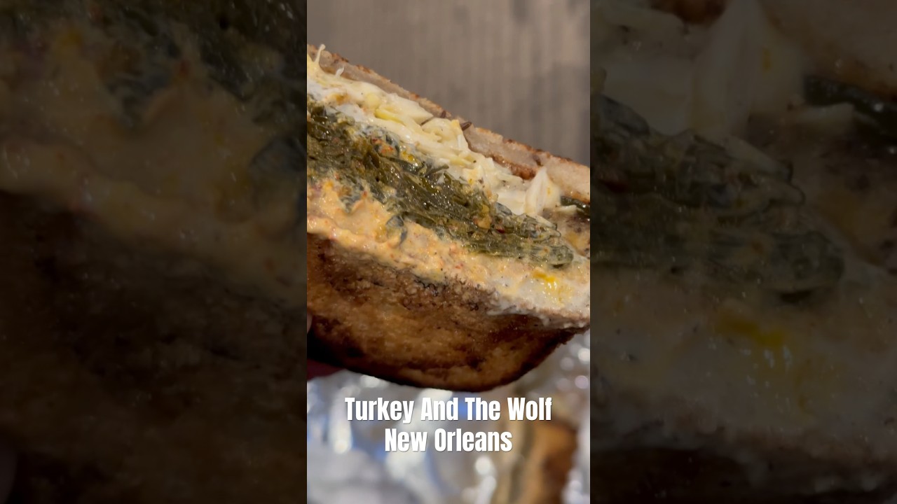 Turkey and the Wolf Famed Collard Green Melt Sandwich YouTube