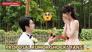 SHOCKING! Rumor Claims Zhang Linghe Proposed to Tian Xiwei – Fans Can't Believe It! 😱