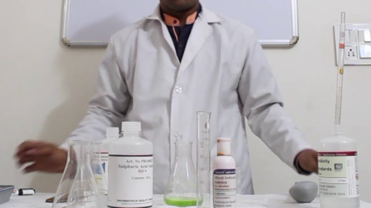 Alkalinity Test Water Analysis in Hindi YouTube