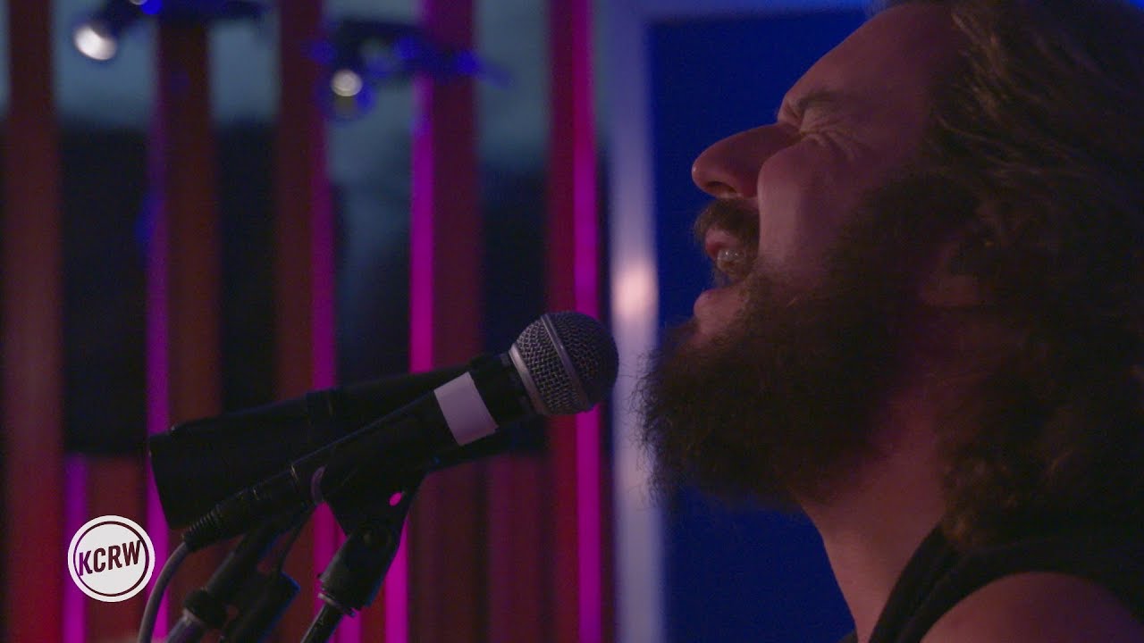 Jim James performing 
