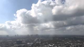 Houston clouds time lapse Time Lapse Clouds Downtown Houston July 8 2017