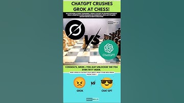 ChatGPT DESTROYS Grok in Global AI Chess Showdown! ♟️🤖😂 #Shorts #AIChess #ChatGPT #Grok #viral