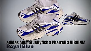 2K26 Shoe Creator:  adidas Adistar Jellyfish × Pharell × VIRGINIA "Royal Blue“
