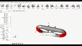 Static Structural Analysis of a Student Car Steering Wheel in Altair Inspire Profile