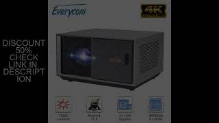 Everycom Full HD RD829 Projector 5G WiFi LED 4K Video Movie Smart Android 11.0 12000 Lumen Projector