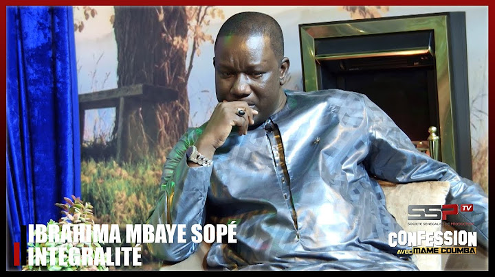 CONFESSIONS D'IBRAHIMA MBAYE SOPÉ : DEUIL, CARRIÈRE ARTISTIQUE, ET MÉMOIRE LOURDE - INTEGRALITÉ.