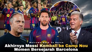 Camp Nou Rampung, Messi Siap Pulang! Kenapa Ini Akan Jadi Momen Terbesar Dalam Sejarah Barcelona?