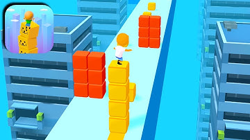 CUBE SURFER ✅🎮💣 All Levels Gameplay Walkthrough Levels 1-4