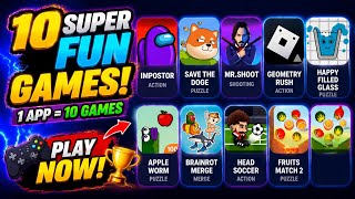 🔥 10 SUPER FUN GAMES IN 1 APP! 😱 | Best Mini Games Collection | Android Gameplay screenshot 5