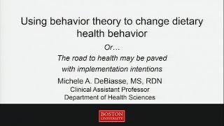 The Theory of Planned Behavior and Implementation Intentions