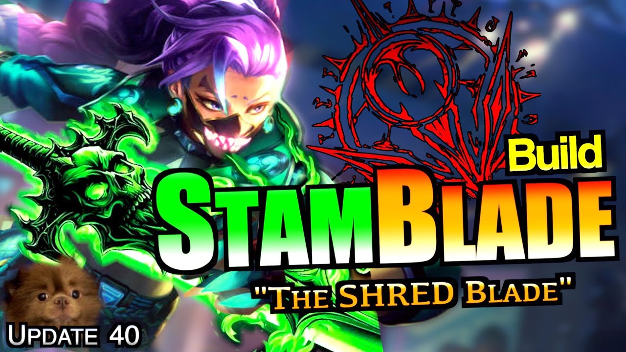 ESO PvP: StamBlade High PEN BURST  Build Tutorial (Necrom) | "The SHRED Blade"