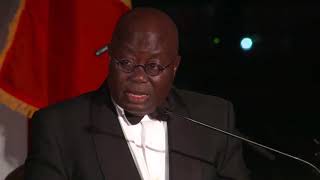 H.E. President Nana Akufo-Addo accepts the AAI 2017 National Achievement Award