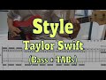 Taylor Swift Style Bass Cover Tabs