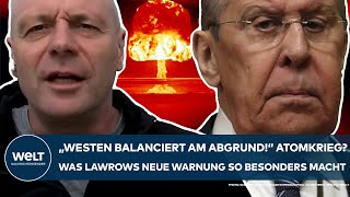 PUTINS KRIEG: 'Der Westen balanciert am Abgrund!' Atomkrieg? Was Lawrows Warnung so besonders macht!