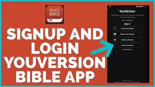 How to Sign Up and Log into the YouVersion Bible App on Android (2022) screenshot 4