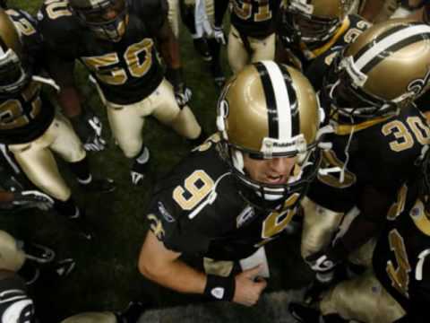 THE VIKINGS VS THE NEW ORLEANS SAINTS 2009 NFC championship game.