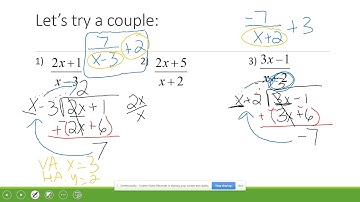 7.2 Notes:  Graphing Rational Functions part 2