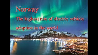 Norway has the highest rate of electric vehicle adoption in the world #car #electric