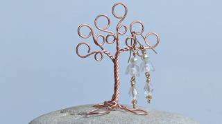 Decorative Tree Stand EarringRingNote Holder Wire Wrapping Tutorial