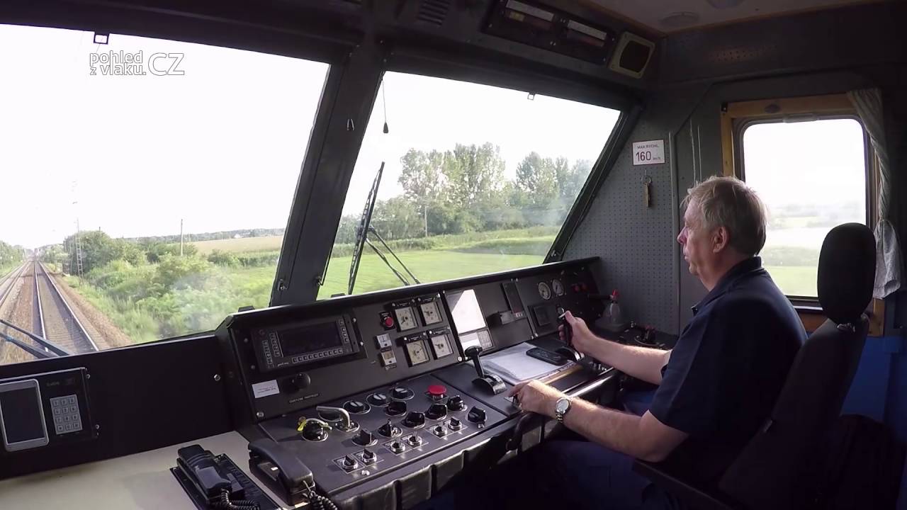 Olomouc - Horní Lideč/POHLED NA PRÁCI STROJVEDOUCÍHO/ HD KVALITA