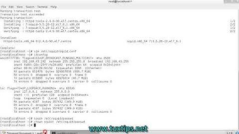 How to install squid proxy server on CentOS 7 linux