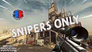 Quick Scope No Scope Hard Scope!  Modern Warfare SNIPING Gameplay! Private Match Parties!