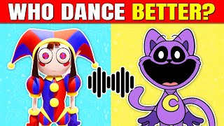 GUESS WHO’S DANCING & WHO DANCES BETTER? Poppy Playtime Chapter 3 vs  The Amazing Digital Circus screenshot 4