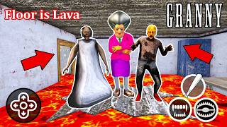 Playing as Granny, Grandpa vs *floor is lava* vs Scary Teacher in Granny House - Funny Horror Game screenshot 5