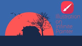 Mobile phone wallpaper Illustration on Infinite painter | Infinite Painter Tutorials. screenshot 2
