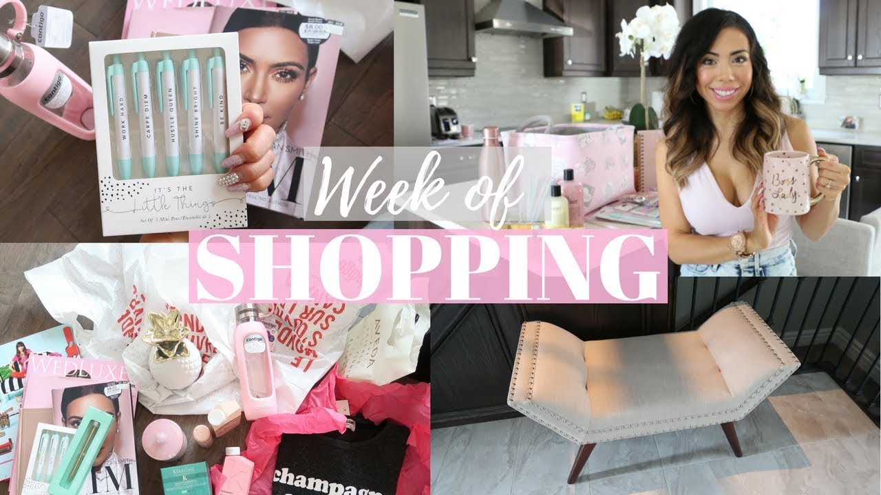 A WEEK OF HOME DECOR SHOPPING!!🏡💕 -SLMissGlamVlogs🏡💕
