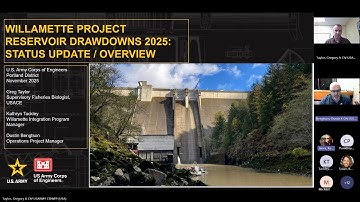 Willamette Valley 2025 Drawdown Public Information Session - November 13, 2025