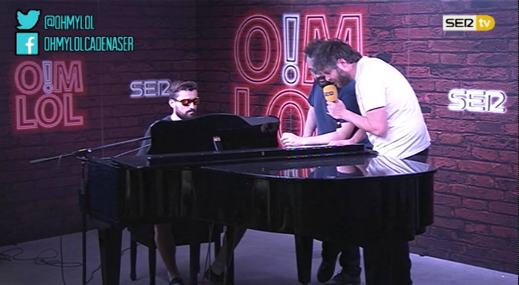 dani mateo king jedet Raúl Cimas y Nacho Vigalondo al piano. Cadena SER
