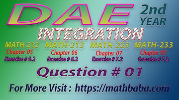 DAE 2nd year Integration Question 01