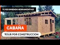 TOUR por NUEVA CABAÑA! 🔨  (autoconstrucción) Herramientas para hacer una casa de madera | Flowmak