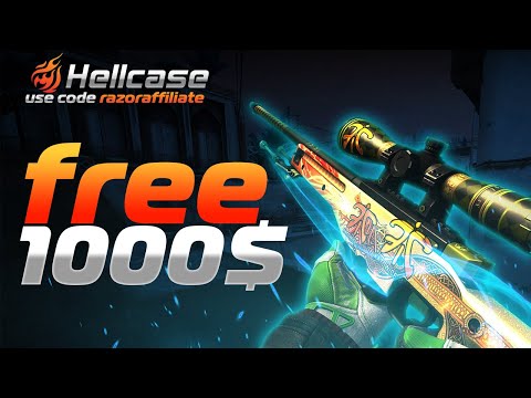 Видео: Hellcase Promo Code 2023 - Get free money bonus and free case on Hellcase!