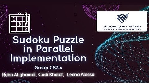 Sudoku puzzle in parallel implementation