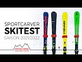 SKITEST SportCarver 2021/22 | Atomic Redster X9S, Fischer RC4, HEAD WCR e-Race Pro, Elan Amphibio