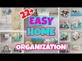 22+ EASY DOLLAR STORE DIY HOME ORGANIZATION IDEAS AND HACKS