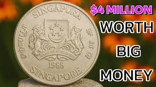 Most Valuable Big Money 20 Cents Coin 1988 Singapore | Rare Singapore Coin Worth Money