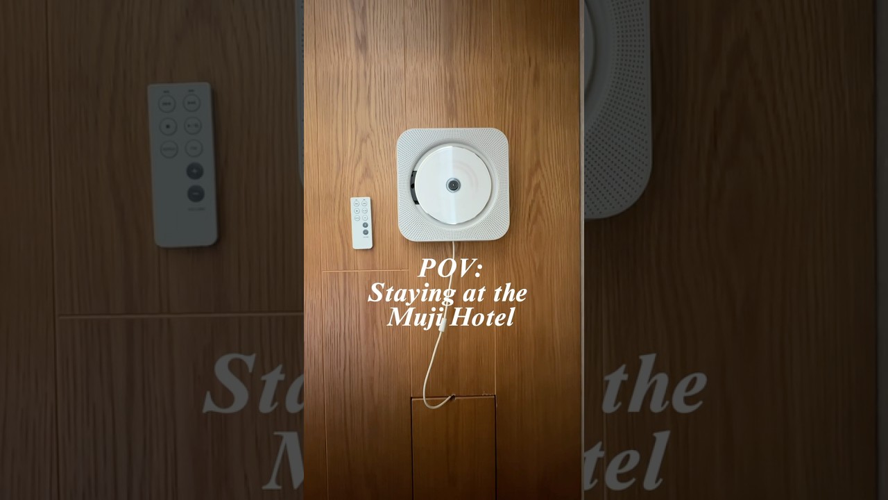 Staying at the Muji Hotel (1 of 3 in the world) #mujihotel #shenzhen
