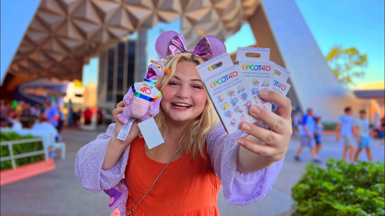 Figment Mystery Pin Unboxing & Epcot’s 40th Anniversary Pin Trading!