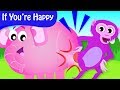 If You're Happy And You Know It | Where Is Looney Baboon's Bum? | by Little Angel