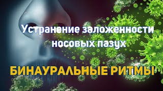 Музыка для облегчения синусита |Устранение заложенности носовых пазух и инфекции,Бинауральные ритмы